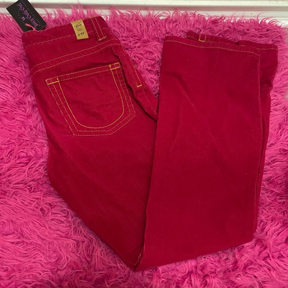 Red Courdory Bootcut Jeans - Picture 1 of 5
